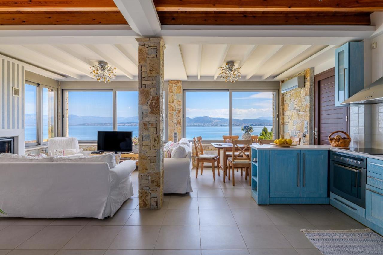 Crystal Beach Villa Chalkís 外观 照片