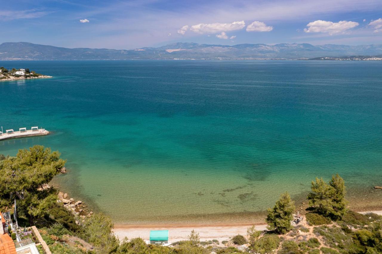Crystal Beach Villa Chalkís 外观 照片