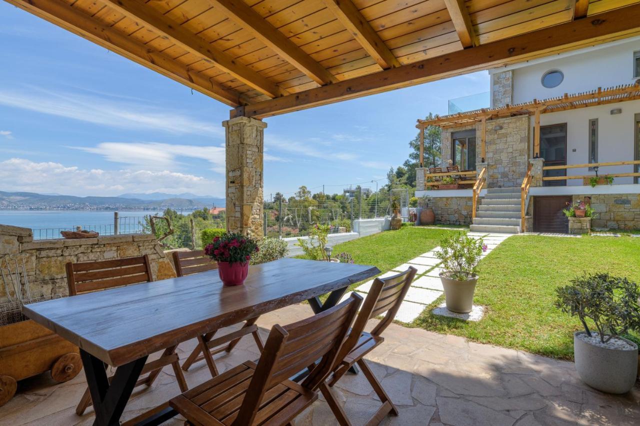 Crystal Beach Villa Chalkís 外观 照片