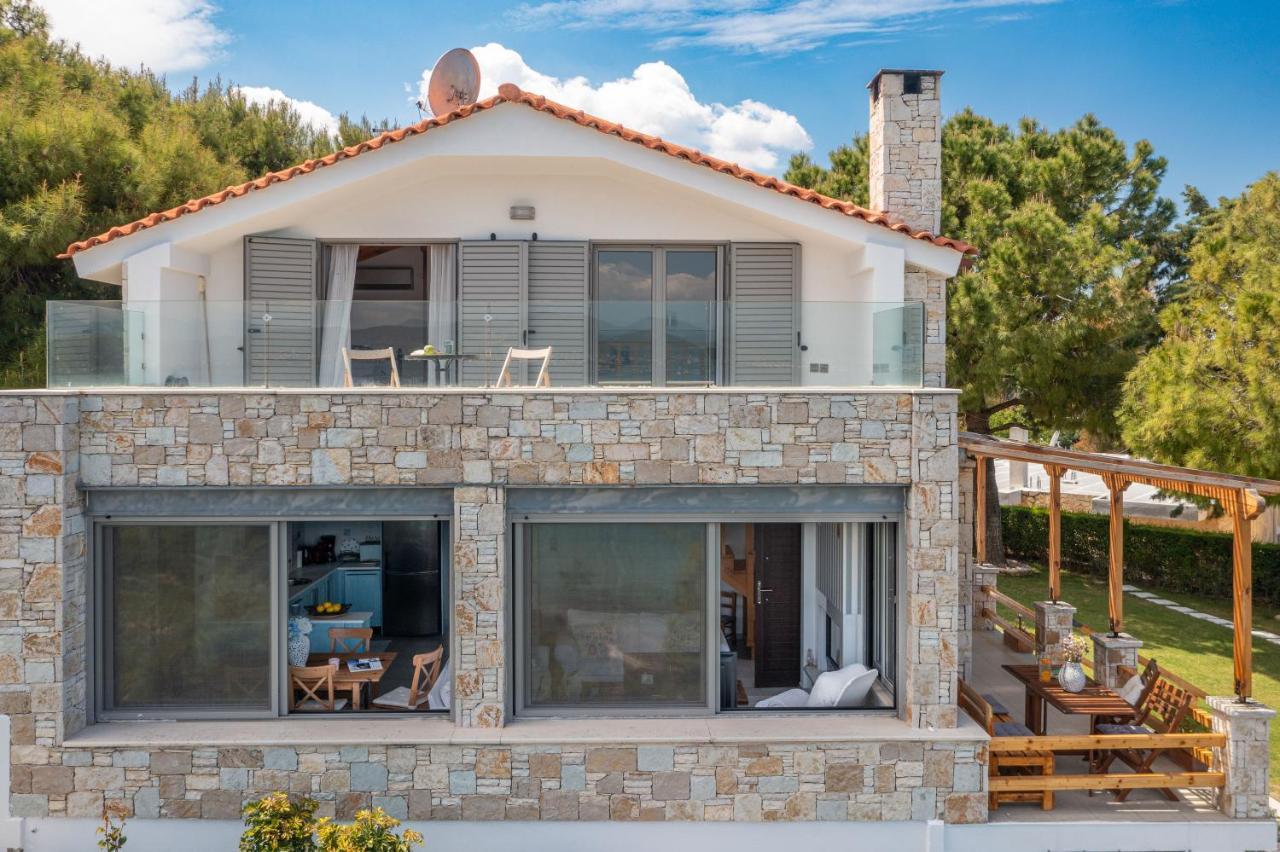 Crystal Beach Villa Chalkís 外观 照片