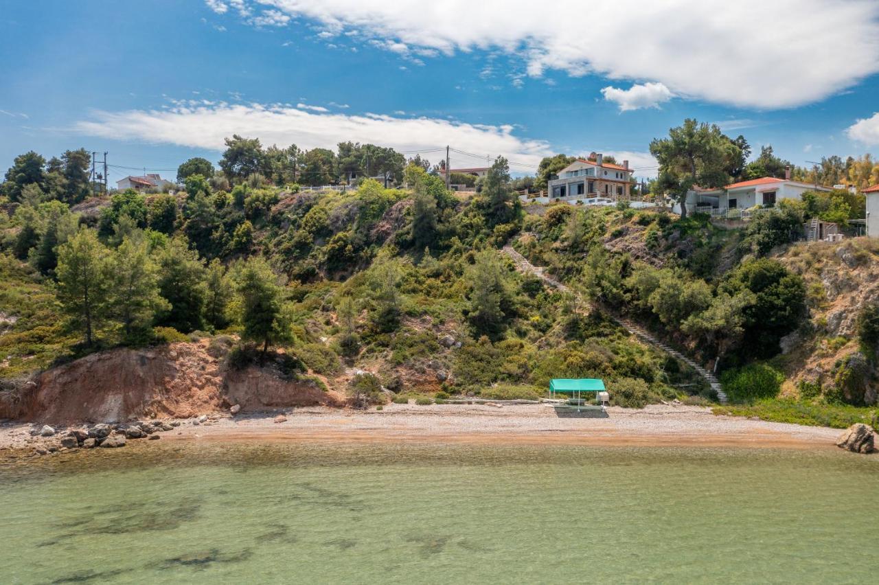 Crystal Beach Villa Chalkís 外观 照片