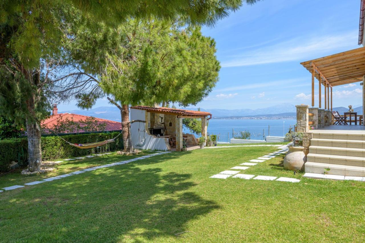 Crystal Beach Villa Chalkís 外观 照片
