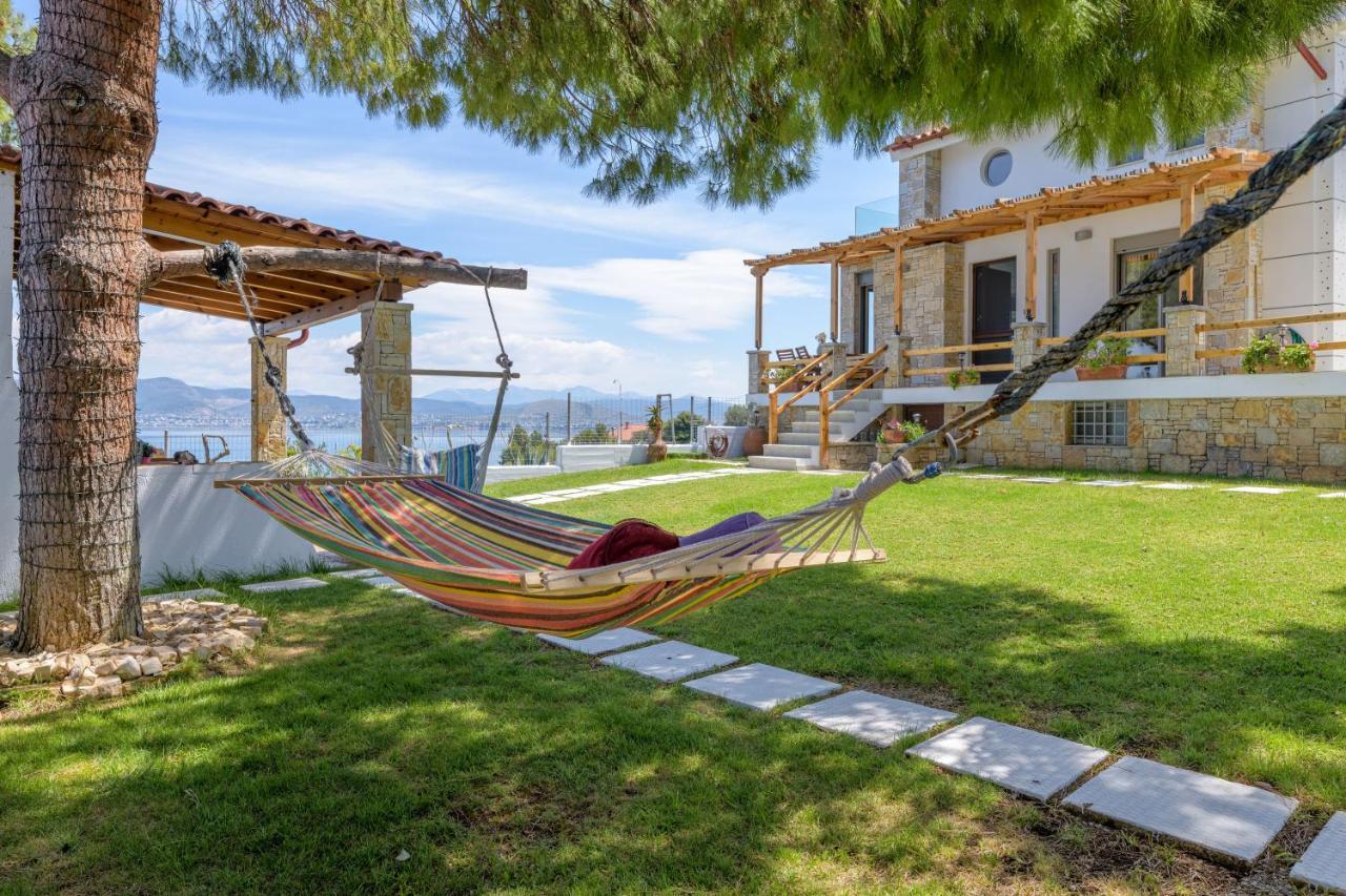 Crystal Beach Villa Chalkís 外观 照片
