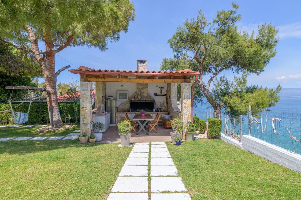 Crystal Beach Villa Chalkís 外观 照片