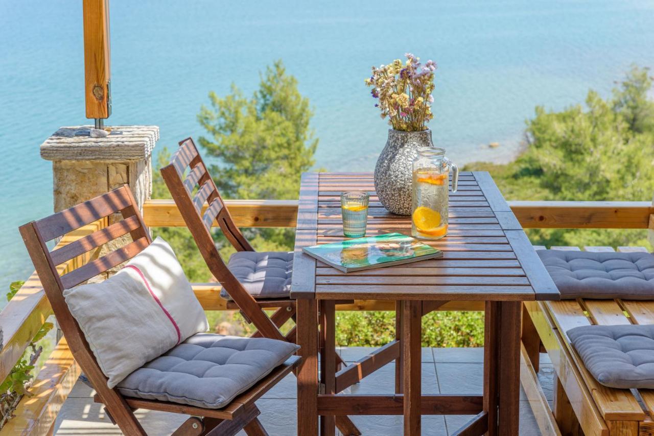 Crystal Beach Villa Chalkís 外观 照片