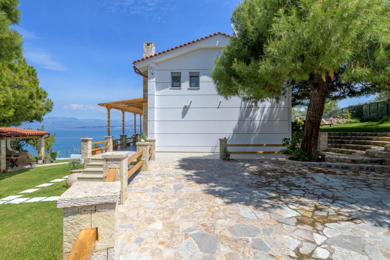 Crystal Beach Villa Chalkís 外观 照片
