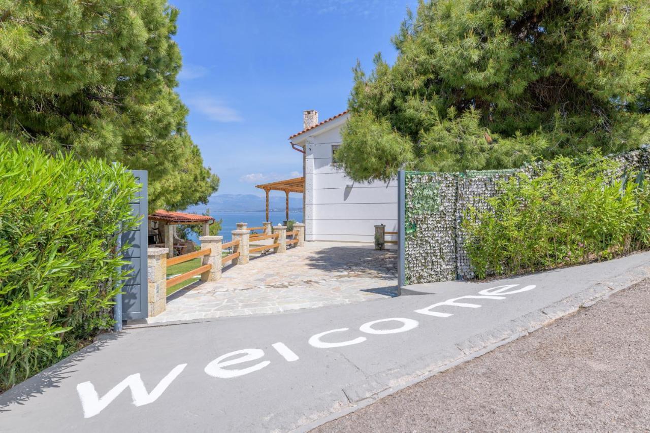 Crystal Beach Villa Chalkís 外观 照片