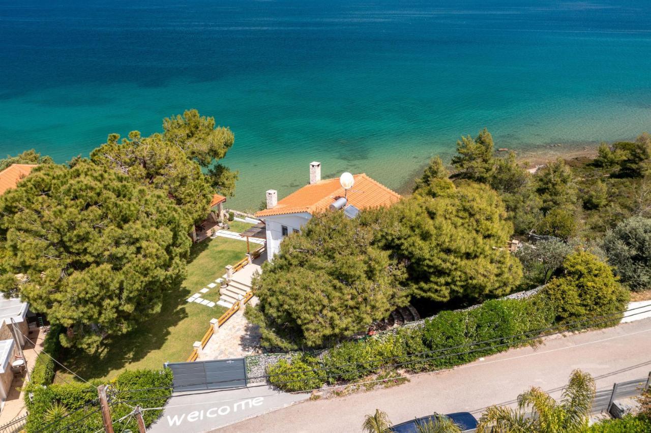 Crystal Beach Villa Chalkís 外观 照片
