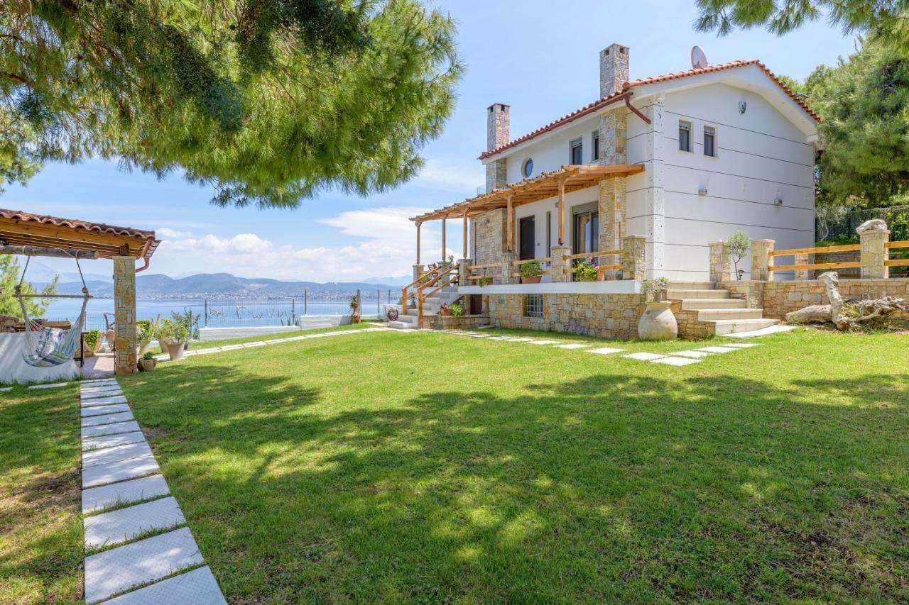 Crystal Beach Villa Chalkís 外观 照片