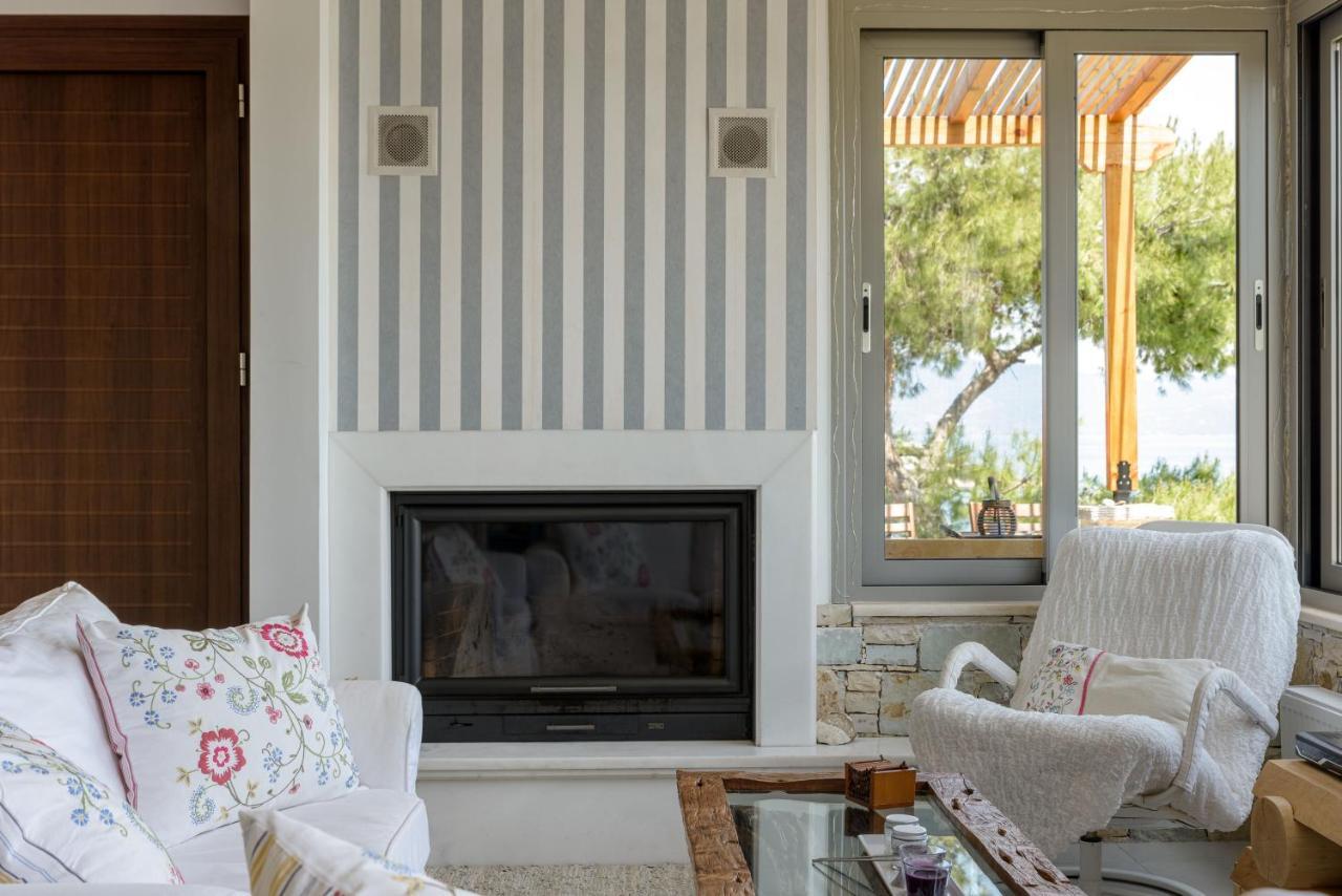 Crystal Beach Villa Chalkís 外观 照片